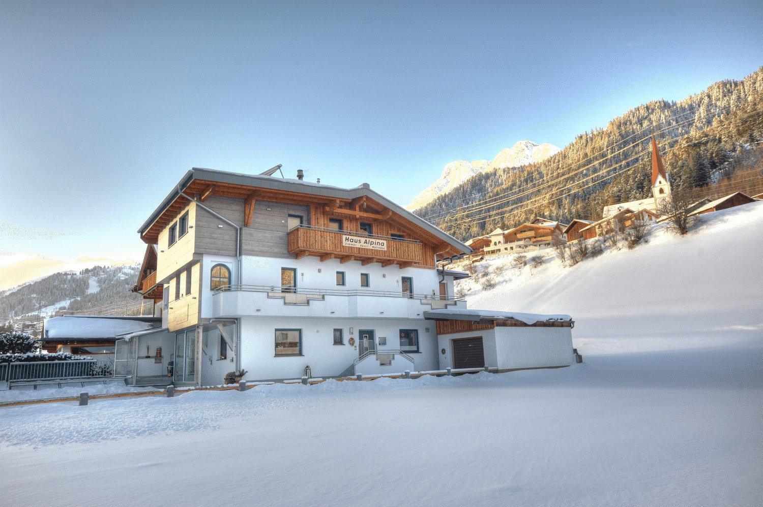 Gaestehaus Alpina Sankt Anton am Arlberg Ngoại thất bức ảnh
